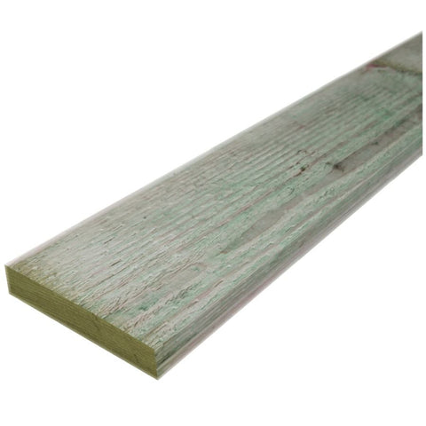 1 x 12, Pine, No. 2 Common, Pressure Treated (MCA .15), Surfaced on 4 Sides