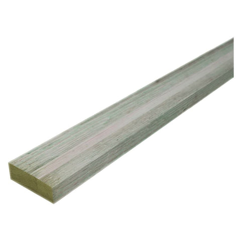1 x 4, Pine, No. 2 Common, Pressure Treated (MCA .15), Surfaced on 4 Sides