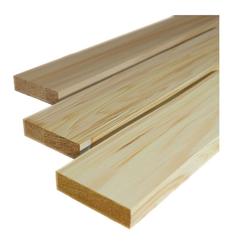 1 x 4, Spruce, No. 2, Kiln Dried, Surfaced on 4 Sides
