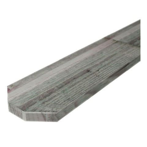 5/8 x 6, Pine, No Grade, Pressure Treated, Above Ground, Rough Sawn Dog-Ear