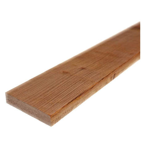 1 x 6, Western Red Cedar, No. 2 & Better, Green, Rough Sawn