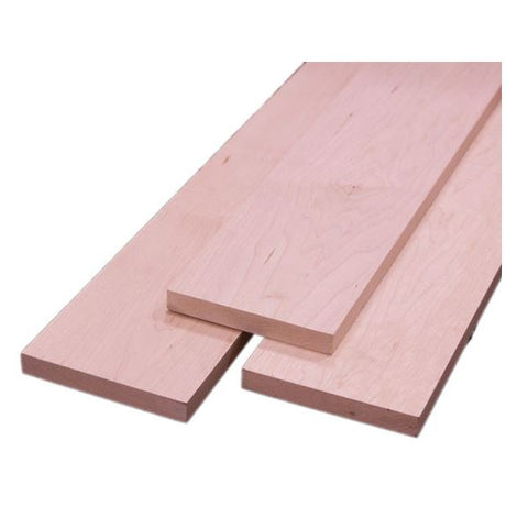 1 x 8, Maple, Surfaced on 4 Sides