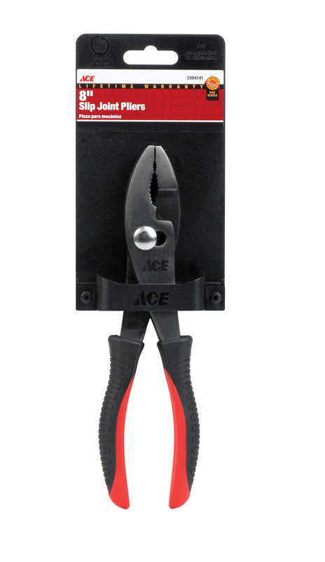 Ace 8 in. L Slip Joint Pliers