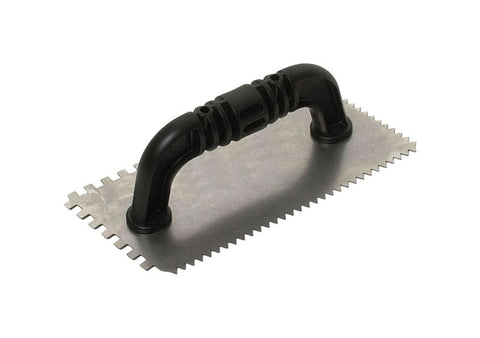 Marshalltown Nu-Pride Steel V Notched Trowel 9 in. L x 4 in. W