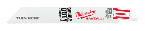Milwaukee 6 in. L 18 TPI Bi-Metal Sawzall Blade 5 pk