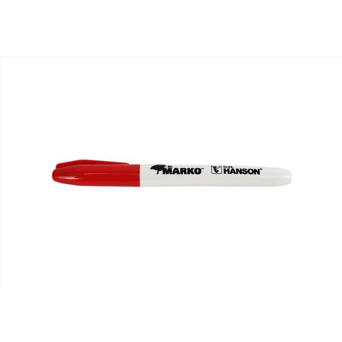 C.H. Hanson El Marko Red Medium Tip Permanent Marker 1 pk, Pack of 12