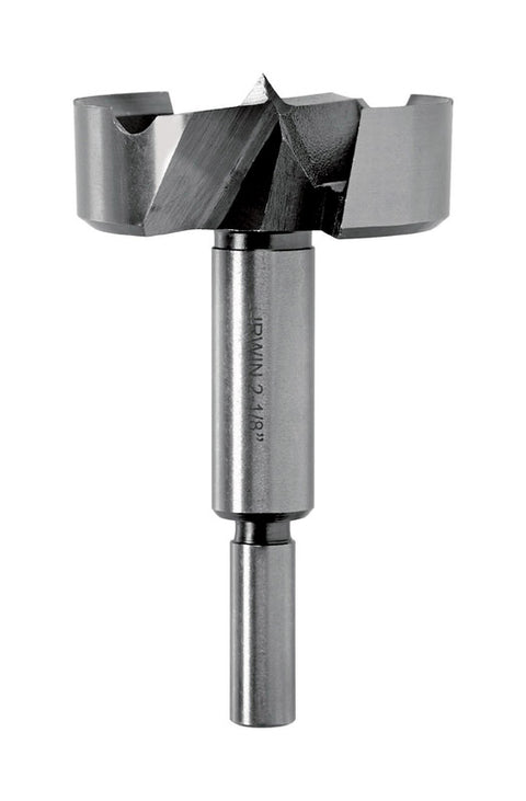 Irwin Maples Carbon Steel Reduced Shank 2-1/8 in. Dia. Wood Boring Bit 1 pc.