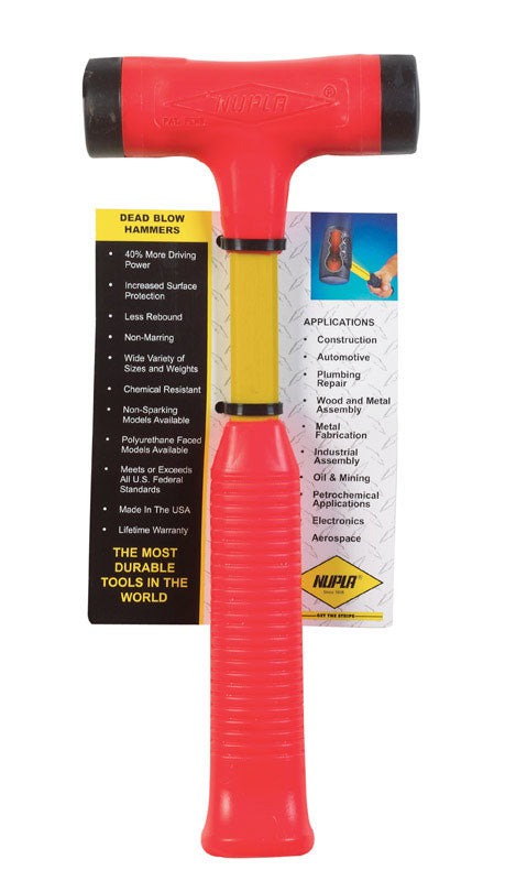 Nupla Strike Pro 16 oz. Fiberglass Deadblow Hammer