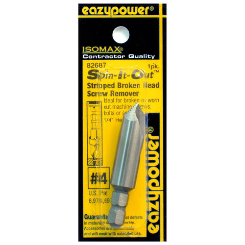 Eazypower Isomax #4 Sizes Steel Screw Remover 2 in. 1 pc