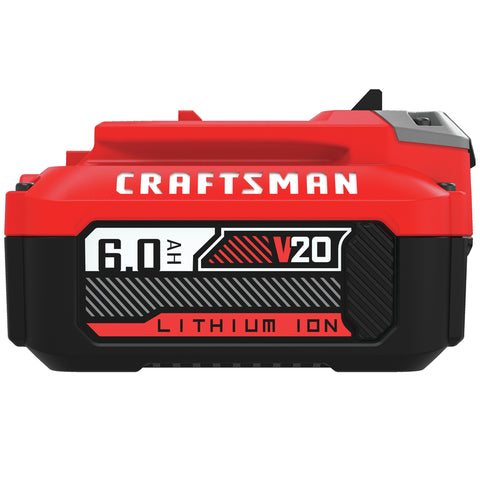 Craftsman V20 CMCB206 6 Ah Lithium-Ion High Capacity Battery 1 pc