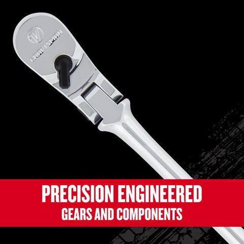 Craftsman V-Series 1/4 in. drive Long Flex Head Ratchet 80 teeth