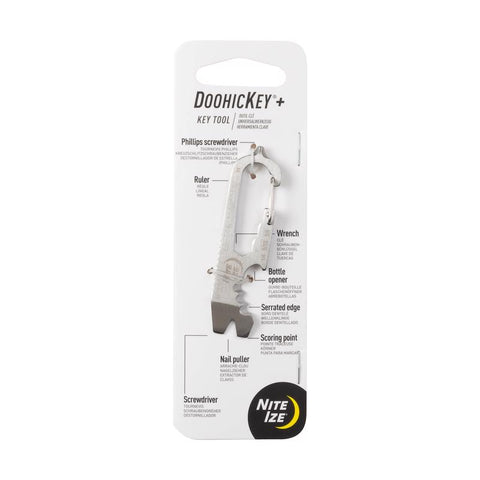 Nite Ize Doohickey Stainless Steel Silver Multi Key Tool, Pack of 6