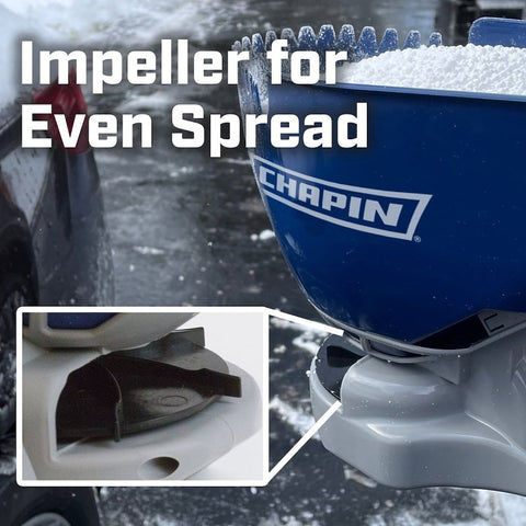 Chapin 8705A Hand Crank Spreader, 1.6 L Capacity, Poly
