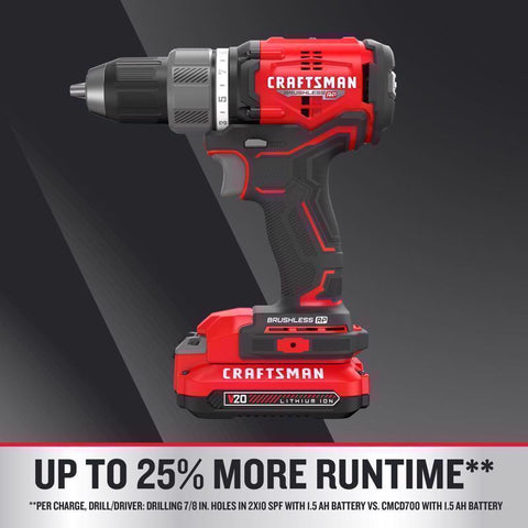 Craftsman V20 BRUSHLESS RP Cordless Brushless 2 Tool Combo Kit
