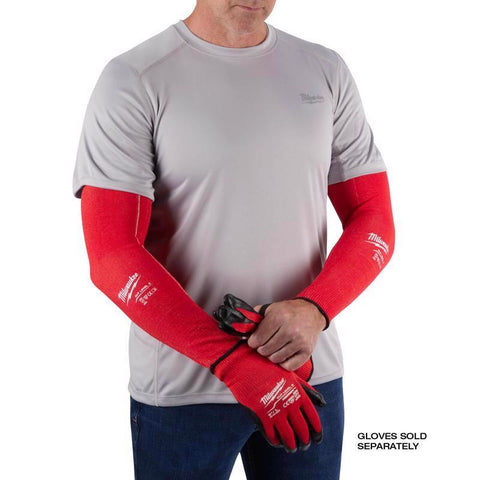 Milwaukee Cut-Resistant Arm Sleeve Red