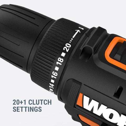 Worx 20V Power Share 3/8 in. Brushless Cordless Drill/Driver Kit (Battery & Charger)