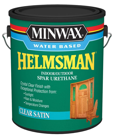 Minwax Helmsman 710520000 Spar Varnish, Crystal Clear, Liquid, 1 gal, Can, Pack of 2