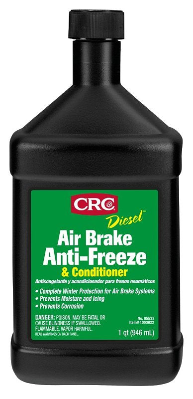 CRC CRC005532 Air Brake Anti-Freeze, 1 qt Can, Colorless