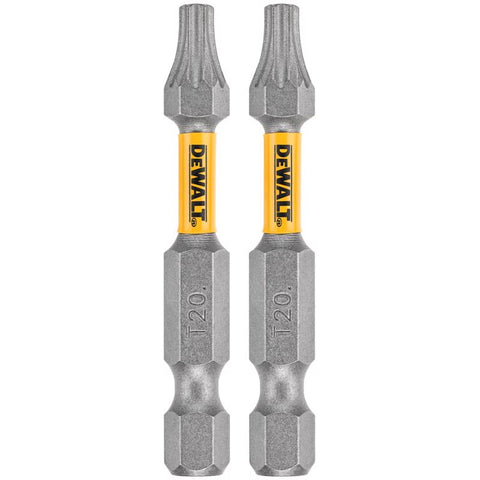 DeWalt Max Fit Torx #20 X 2 in. L Screwdriver Bit Set Steel 2 pk