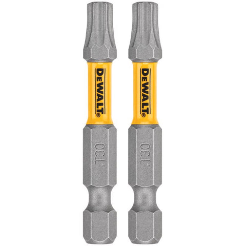DeWalt Max Fit Torx #30 X 2 in. L Screwdriver Bit Set Steel 2 pk
