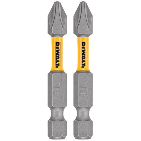 DeWalt Max Fit Phillips #2 X 2 in. L Screwdriver Bit Set Steel 2 pk