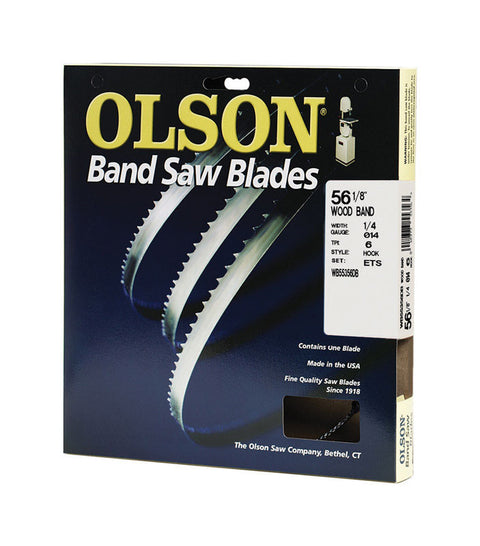 Olson 56.1 in. L x 0.3 in. W Carbon Steel Band Saw Blade