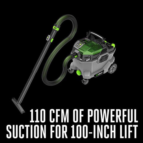EGO Power+ WDV0900 9 gal Cordless Wet/Dry Vacuum Tool Only 56 V