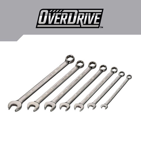 Craftsman OVERDRIVE 6 Point Metric Wrench Set 7 pc