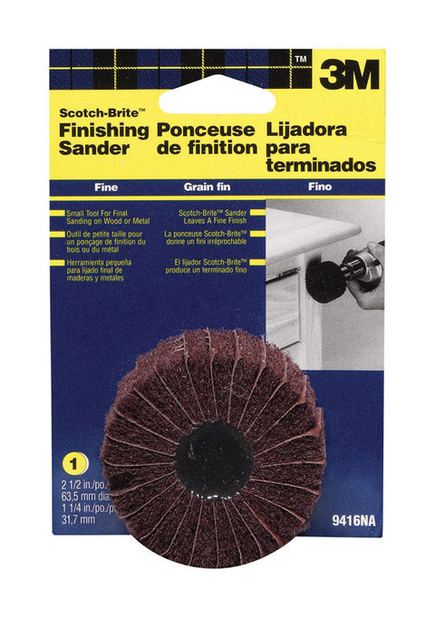 3M Scotch-Brite 2-1/2 in. Dia. Sanding Disc Fine 1 pk