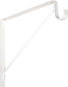 National Hardware S822-094 Shelf and Rod Bracket, 125 lb, Steel