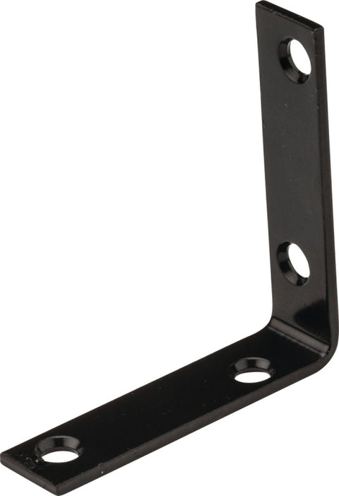 National Hardware 115BC Series N266-484 Corner Brace, 3-1/2 in L, 3/4 in W, Steel, 1/8 Thick Material, Pack of 10