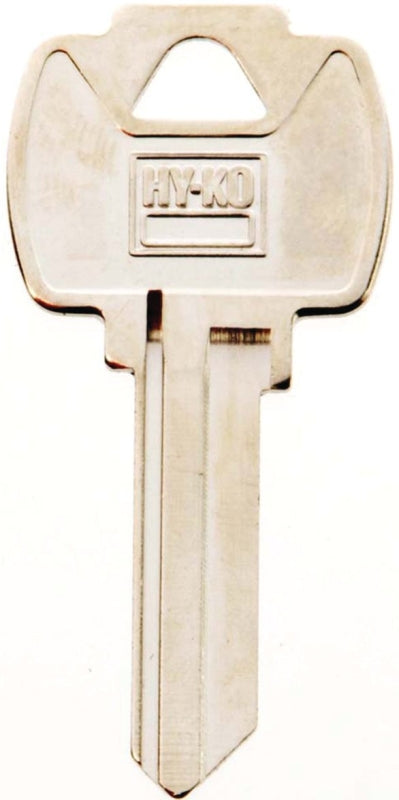 Hy-Ko 11010FA1 Key Blank, Brass, Nickel, For: Falcon Cabinet, House Locks and Padlocks, Pack of 10