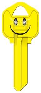 Hy-Ko 16005KW1-16 Key Blank, Brass, Nickel, For: Kwikset KW1 Keyways, Pack of 5