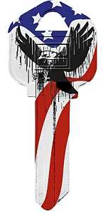 Hy-Ko 16005KW1-31 Key Blank, Brass, Nickel-Plated, For: Kwikset KW1 Keyways, Pack of 5