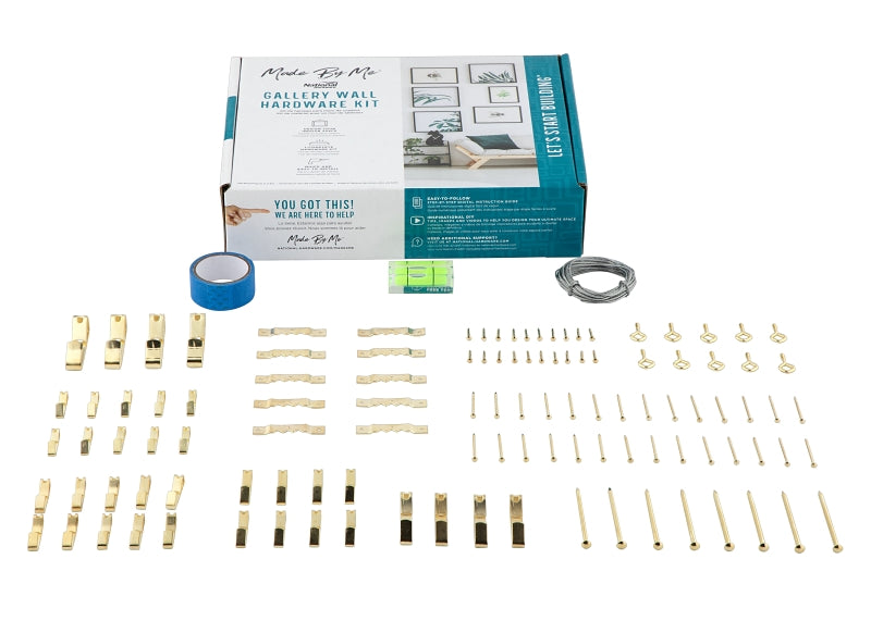 Shell Hardware National Hardware Made By Me Series N900-004 Gallery Wall Hardware Kit ...