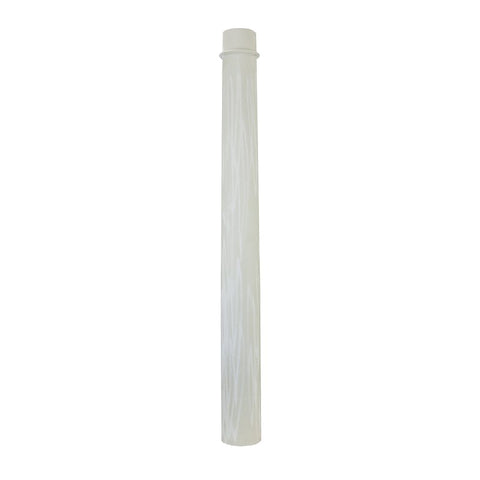 Hb&G 45090 Column, 8 ft H, Round, Tapered, Fiberglass Reinforced Polymer, White