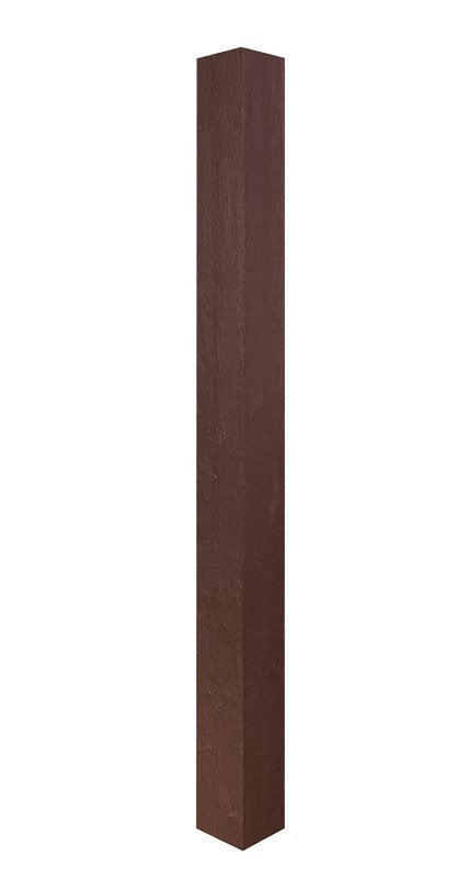 Hb&G PermaCast, RoughSawn Series 47022 Column, 10 ft H, Square, Fiberglass Reinforced Polymer