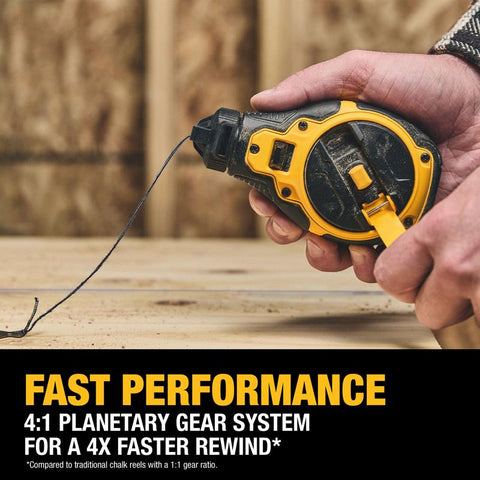 DeWalt Blue Bi-Material Chalk Line Reel Kit