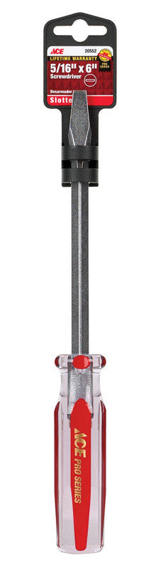 Ace 5/16 in. Slotted Screwdriver 6 in. L