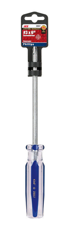 Ace No. 3 Phillips Screwdriver 6 in. L