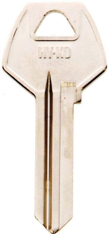 Hy-Ko 11010CO88 Key Blank, Brass, Nickel, For: Corbin Russwin Cabinet, House Locks and Padlocks, Pack of 10