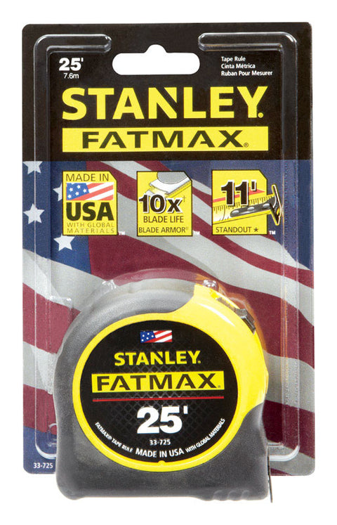 Stanley FatMax Tape Rule 1-1/4 in. W x 25 ft. L