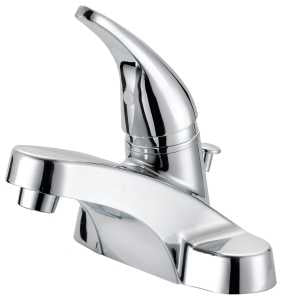 Boston Harbor TQ-F4510042CP Lavatory Faucet, 1.2 gpm, 1-Faucet Handle, 3-Faucet Hole, Metal/Plastic, Chrome Plated