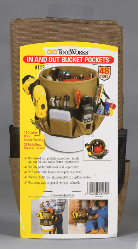 CLC Bucket Organizer Cordura Fabric