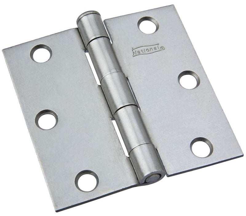 National Hardware N139-808 Broad Hinge, 3 in W Frame Leaf, 0.088 in Th ...