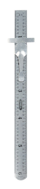 General Tools Precision Rule 1/2 in. W x 6 in. L Stainless Steel
