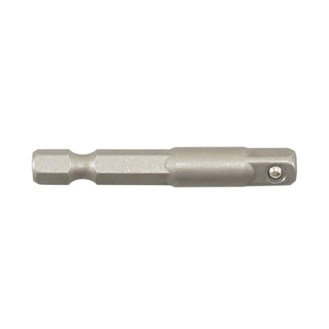 Best Way Tools Hex/Square 1/4 in. X 2 in. L Socket Adapter Carbon Steel 100 pc