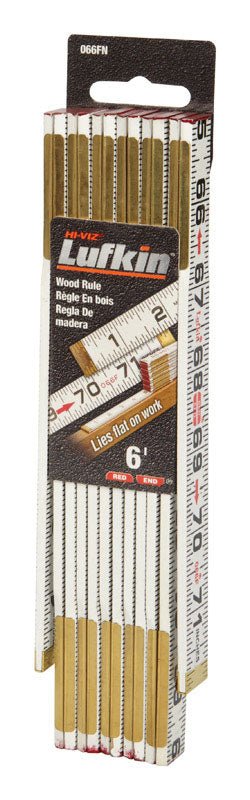 Lufkin Rule 5/8 in. W x 6 ft. L Wood