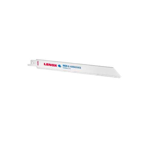 Lenox 10 in. Carbide Grit Reciprocating Saw Blade 2 pk