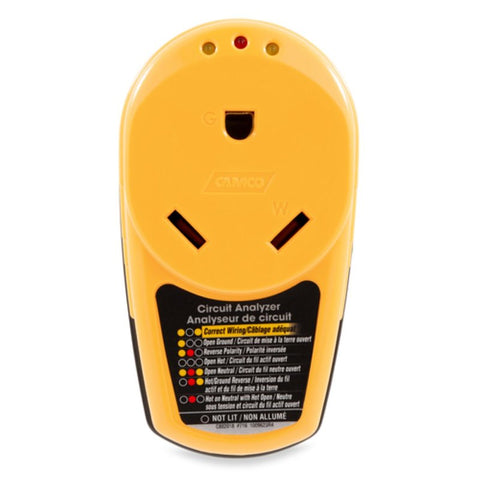 PowerGrip 55311 Circuit Analyzer Adapter, 30 A, 125 V, Male, Female